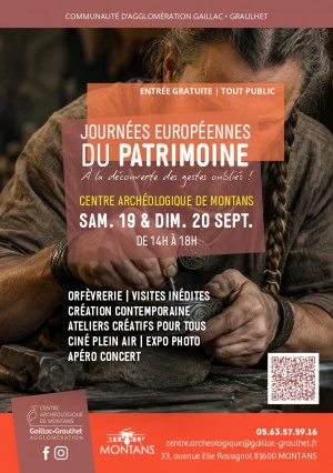 Affiche Les Journées du Patrimoine : Retrouvez les gestes oubliés ! 