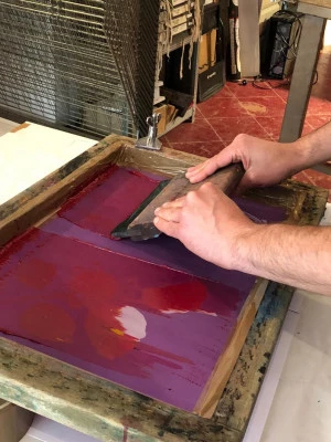 Affiche Les ateliers enfants : Les petits bibliophiles - Atelier de sérigraphie