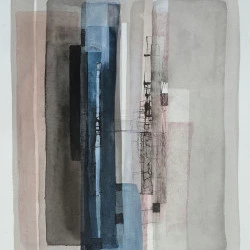 Sans titre - Encres sur papier Arches 77 x 57 cm
