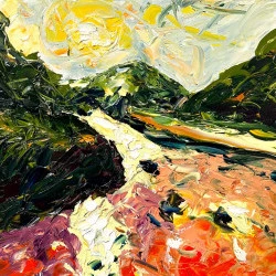 The Interval - Huile sur toile, 97 × 130 cm, 2026 - © David C. Giles 