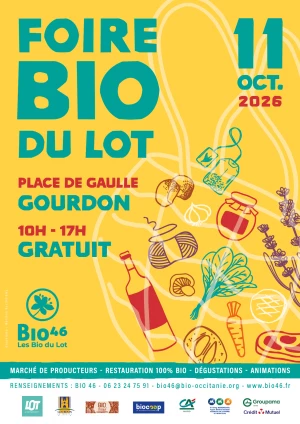 Affiche La Foire Bio du Lot 2026