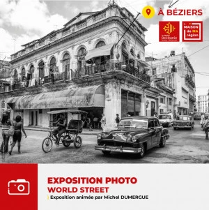 Affiche World Street par Michel DUMERGUE