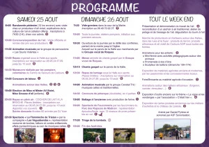 Affiche Fête de l'Ail Violet de Cadours