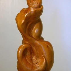 Flamenco - taille directe - bois d'if - Muriel Laude 