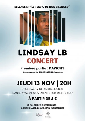 Affiche Lindsay LB - Concert
