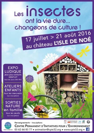 Affiche Atelier des Petits Curieux - La cité des insectes