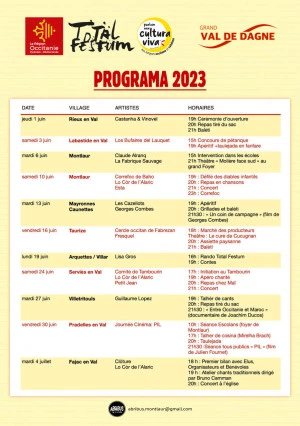 Affiche Total Festum en Val de Danha