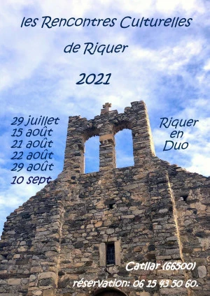 Affiche Rencontres culturelles de Riquer