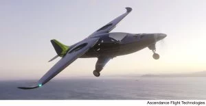 L'industrie aéronautique développe aussi des solutions autour de l'hydrogène, comme Ascendance Flight Technology.