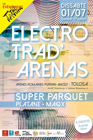 Affiche Electro Trad'Arenas 2023