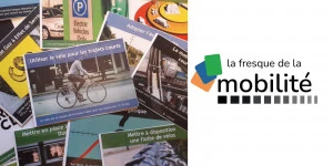 Affiche La Fresque de la Mobilité : participez à un parcours ludique vers une mobilité bas carbone !