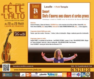 Affiche Chefs d'œuvres avec chœurs et cordes graves