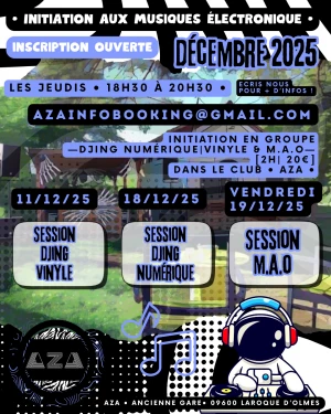 Affiche INITIATION aux Musiques Électronique