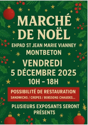 Affiche Marché de Noël