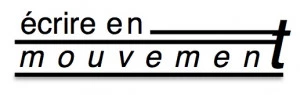 Affiche Écrire en mouvement