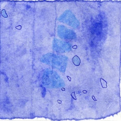 Série C.Os., 5 - Monotype et techniques mixtes sur papier - Dominique Ribes 