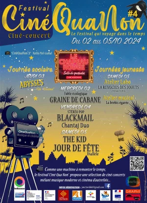 Affiche FESTIVAL CINÉQUANON 4