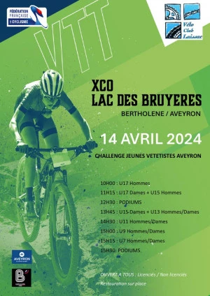 Affiche Courses VTT jeunes