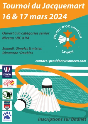 Affiche Tournoi du Jacquemart