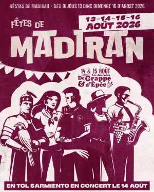 Affiche Fêtes de Madiran 2026