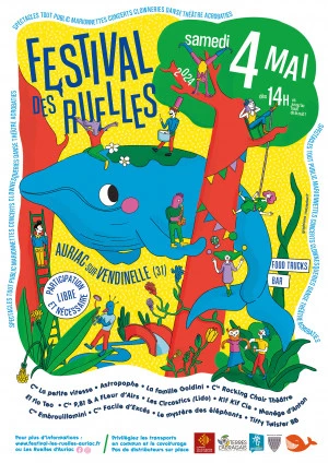Affiche Festival des Ruelles - spectacles et arts de rue