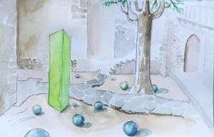 Affiche Philippe CHITARRINI à l'Abbaye de Lagrasse 