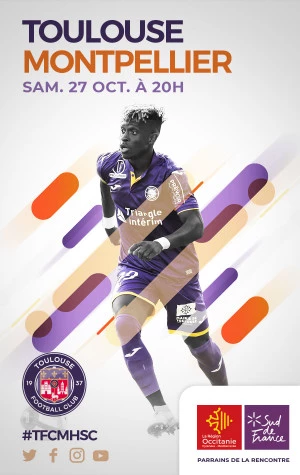 Affiche TFC / MHSC - Ligue 1 