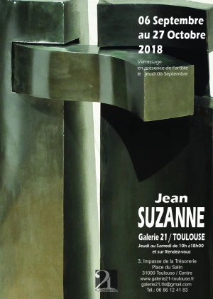 Affiche Exposition Jean Suzanne Sculpture