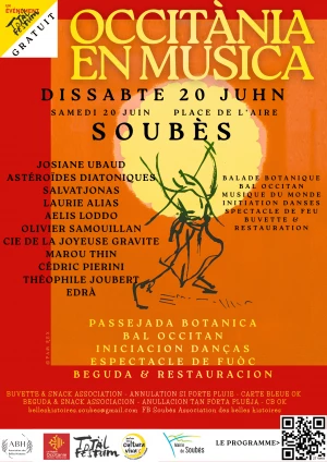 Affiche Balade botanique au Sentier botanique de Soubès - Total Festum