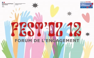 Affiche FEST'OZ 12 - Vivez l'action et la solidarité