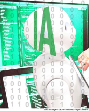 Affiche Atelier de sensibilisation à l'Intelligence Artificielle 