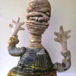 Impression d'irréalité - céramique émaillée