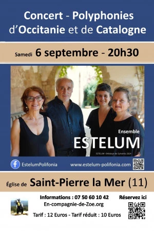 Affiche Concert _ Polyphonies d'Occitanie et de Catalogne 