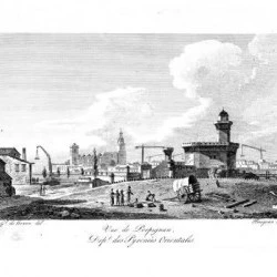 Perpignan réécriture historique. 2008. - Gravure rehaussée d encre - W.X.Y 