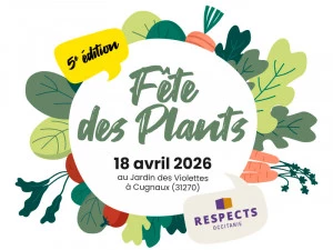 Affiche Fête des plants au Jardin des Violettes