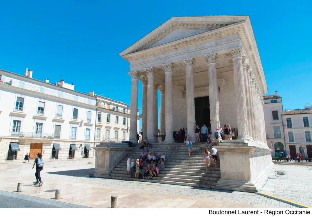 La Maison Carrée à Nîmes est le 10e site d'Occitanie à être inscrit au Patrimoine mondial de l'Unesco !