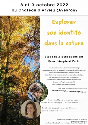 Affiche Stage de Do In et écothérapie : explorer son identité dans la nature