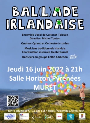 Affiche "Ba(l)lade irlandaise"