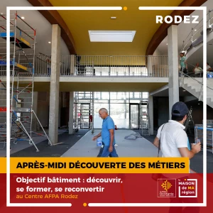 Affiche Après-midi découverte des métiers du bâtiment