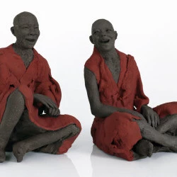 Pause - Gres noir et engobe