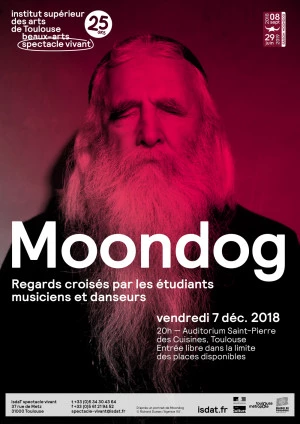 Affiche Moondog — Regards croisés par les étudiants musiciens et danseurs