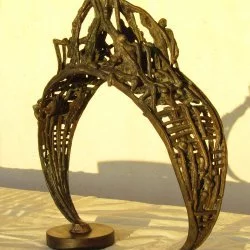 L'Arche - Bronze (cire perdue ) hauteur 51 cm - Copyright Art et Studio © 