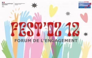 Affiche FEST'OZ 12 : Vivez l'action et la solidarité le 9 avril 2025