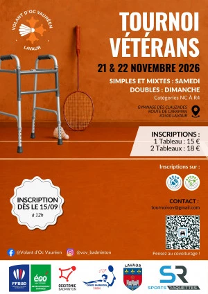 Affiche Tournoi Vétérans