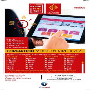 Affiche Ariège - Formation Mode d'Emploi