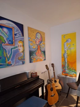 Atelier élèves - <p>Alain MONTOIR - copiste - ARBACA - création</p>