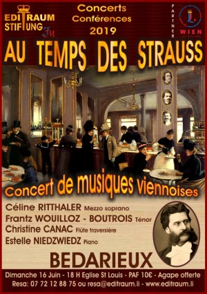 Affiche Concert - Au temps des Strauss 