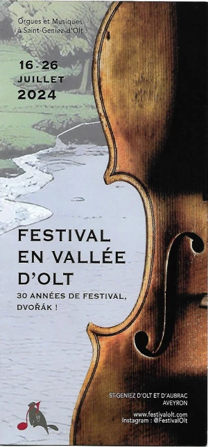 Affiche Festival de Musique en Vallée d'Olt