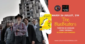 Affiche The BlueBeaters | Mardis des Fumades 2022