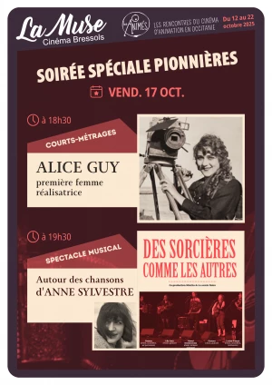 Affiche Les pionnières du cinéma et de la chanson